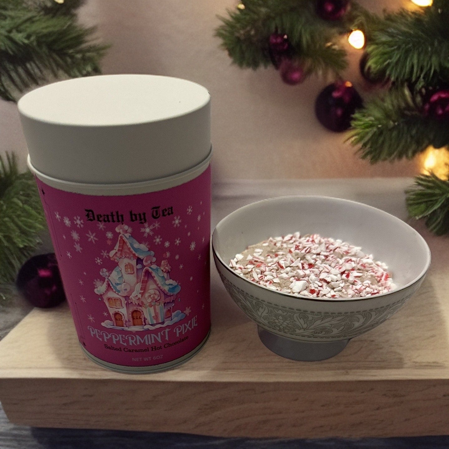 Peppermint Pixie (Salted Caramel Hot Chocolate) 6oz Tin